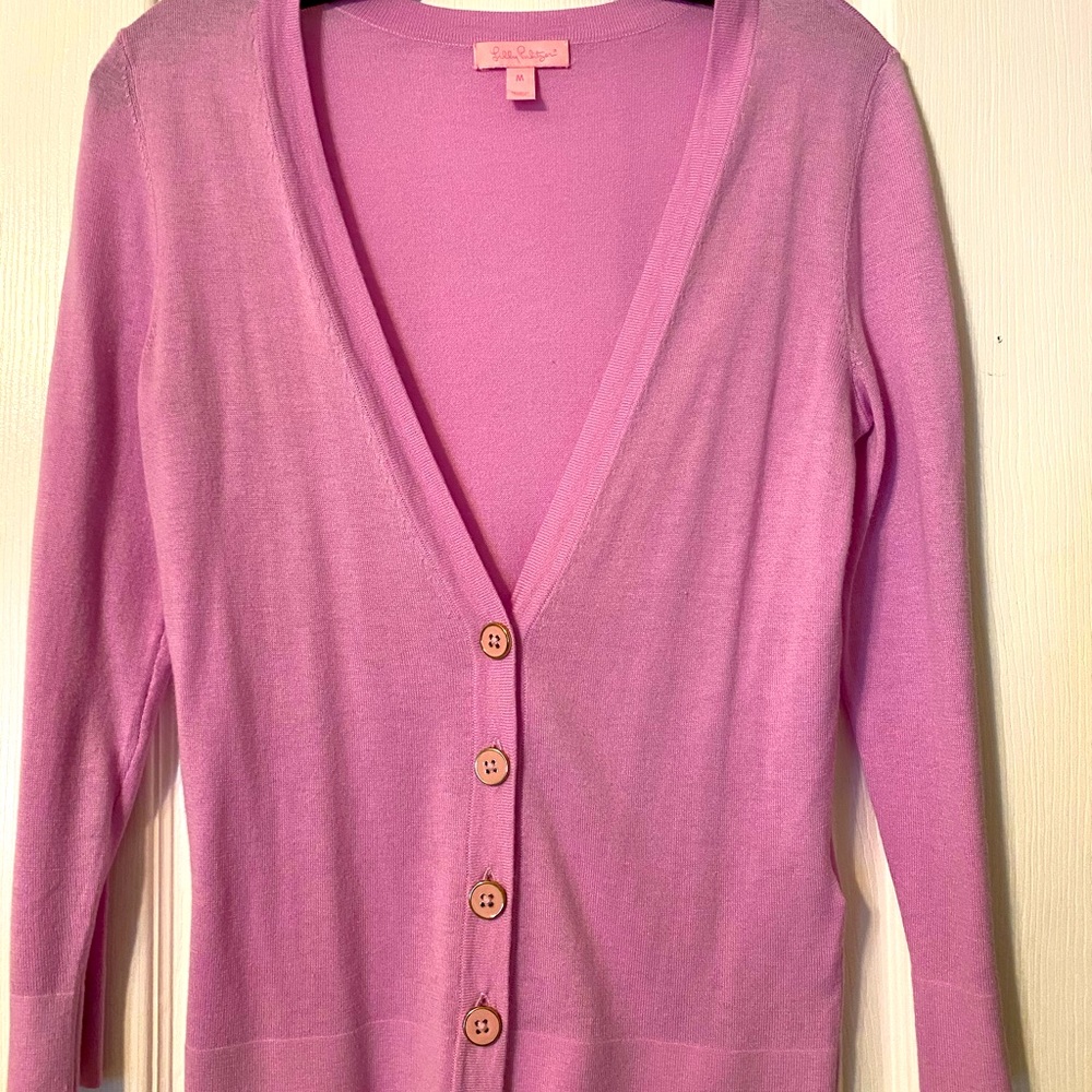 Lovely Periwinkle Lilly Pulitzer Cotton Cardigan
